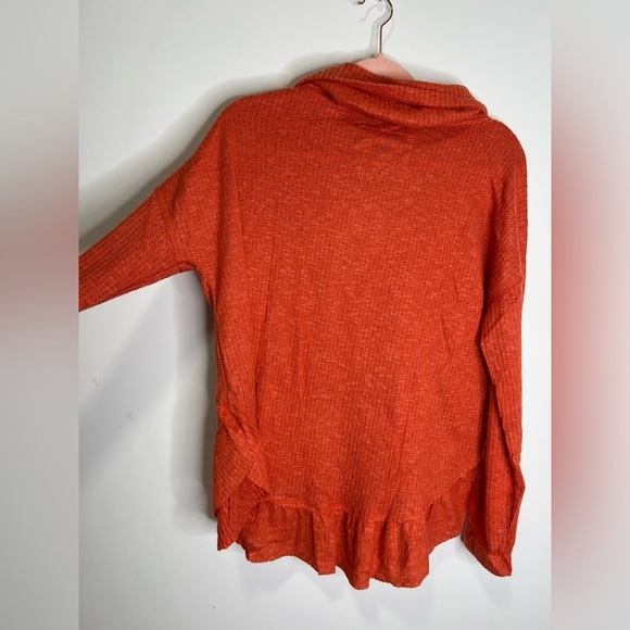 Beautiful Cowl Neck Maeve Anthropologie knit frilly top. Size Small. - Picture 12 of 15